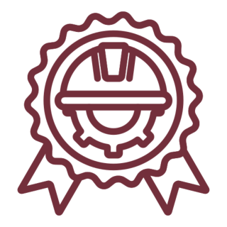Hard hat award symbol