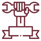 Document icon featuring a ribbon badge